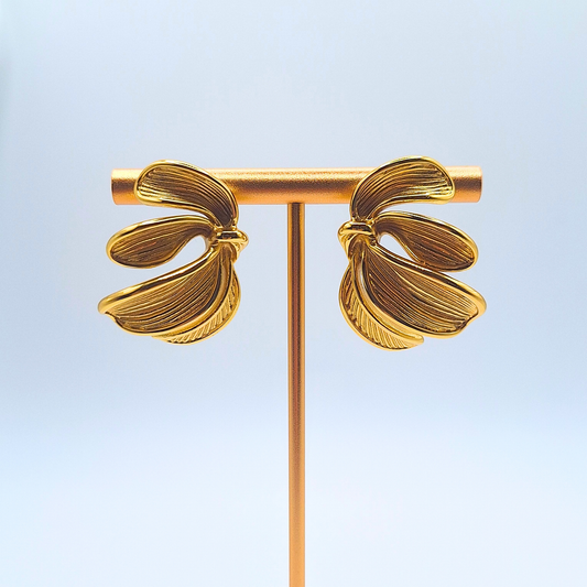 Sculpted Petal Earrings