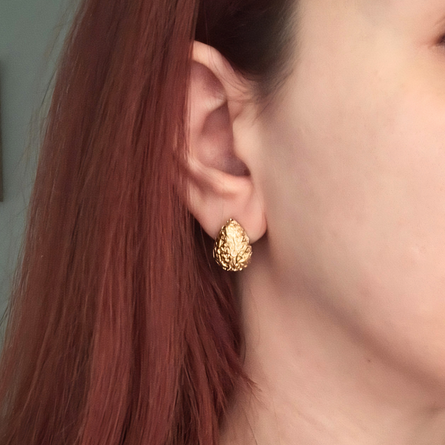 Teardrop Stud Earrings – Gold & Silver Plated