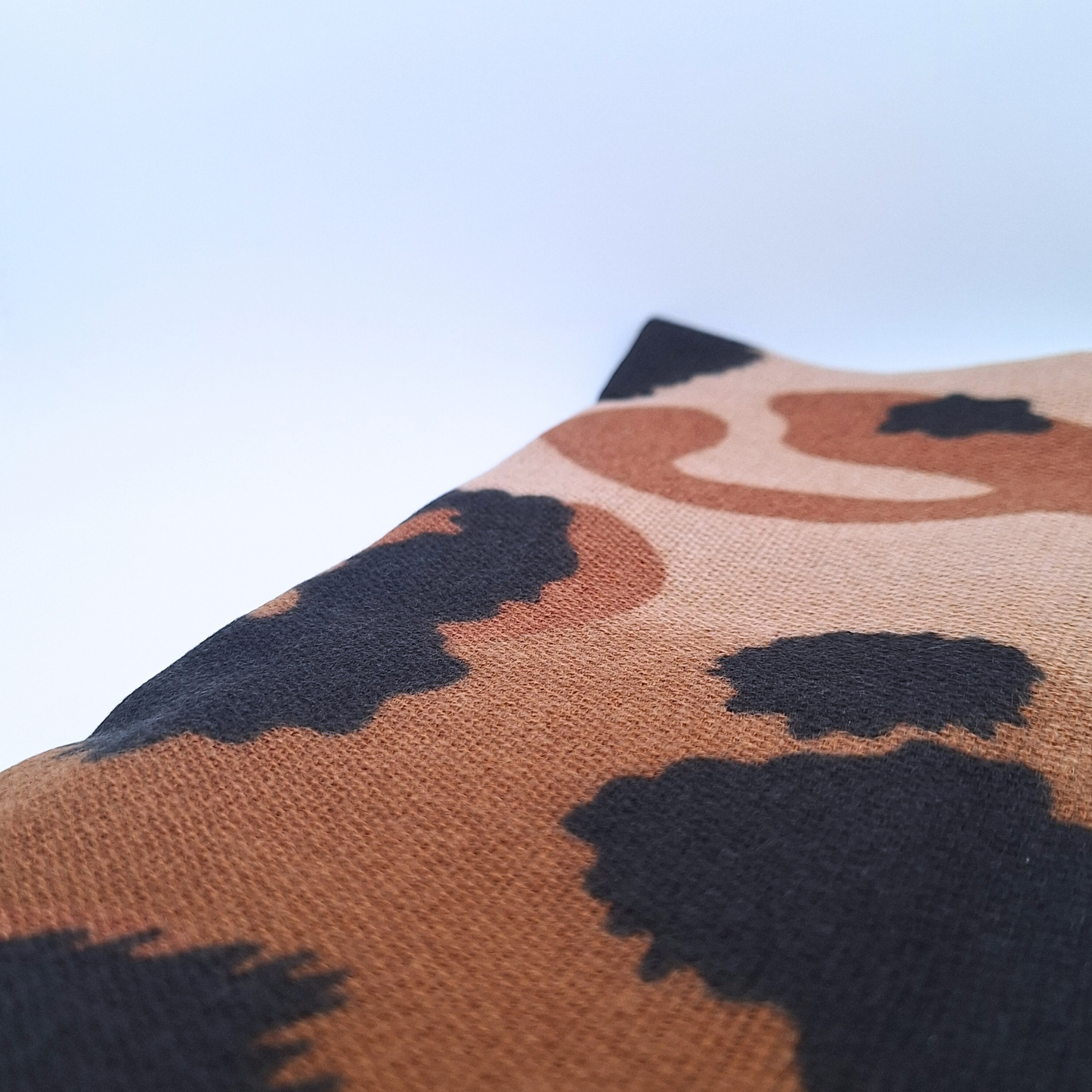 Mocha Leopard Wrap Scarf