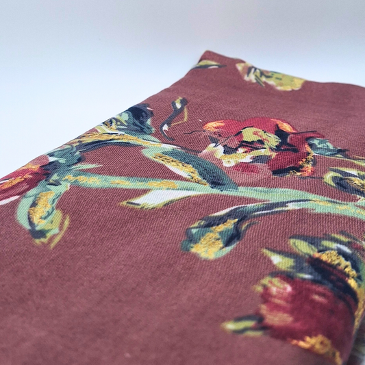 Gold Foiled Scarf - Pink