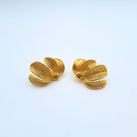 Sculpted Petal Earrings