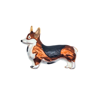 Corgi Magnetic Brooch
