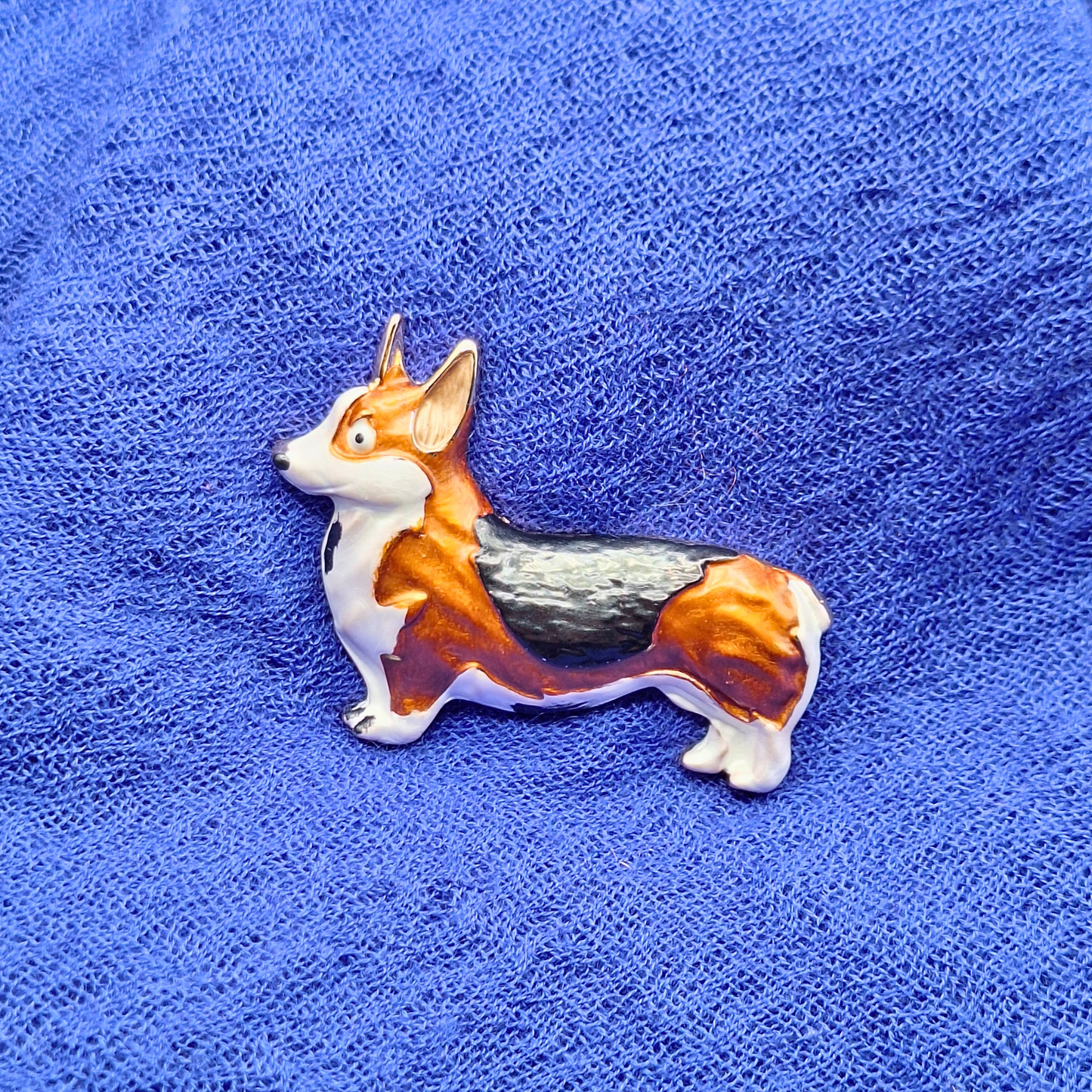 Corgi Magnetic Brooch